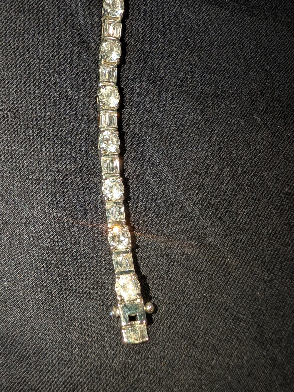 .925 Silver CZ Tennis Bracelet